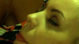 Bound blonde lesbian slave joins threesome with two dominant ladies