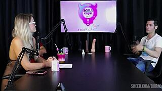 Watch this intriguing compilation from Jow Jow Bora Cast with Bruna Carlos in sheer red lingerie