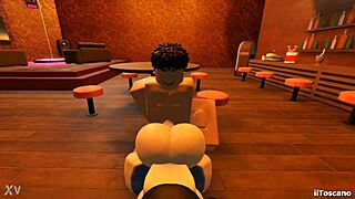 I fucked her in the bar, that big-ass slut taking my monster cock POV