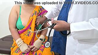 Doctor Feels Emotional Tension While Checking Telugu Aunty's Boobs In Hospital