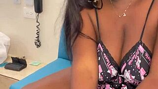 Colombian pays for delivery with hot sex. She gets anal creampie and big cock.