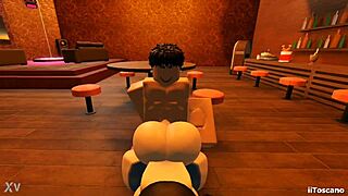 I fucked her in the bar, that big-ass slut taking my monster cock POV