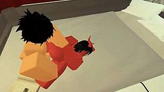Getting fucked by a random guy in Roblox! My first video 😍