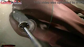 wet and noisy punishment for the ass in a homemade video