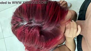 Found a hot girl and went to the bathroom together