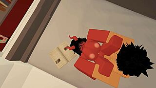 Getting fucked by a random guy in Roblox! My first video 😍