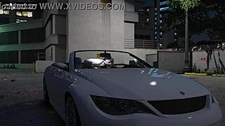 Player in GTA 5 Gets Prostitute Hooker Service. Car Scene Intensifies.