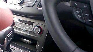 Wow, Young Slut Strips in Car for Blowjob and Massive Cum Mouthful!