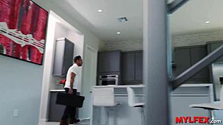 mylfex grateful assistant milf thanks the handsome utility guy with anal and doggy riding