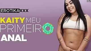 Kaity's first anal fun! 😏