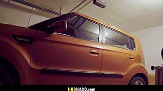 Blonde Kristy gets a naughty driving lesson with instructor's monster cock!