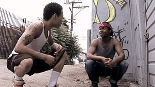 Two gay guys having hot sex after the party, right?