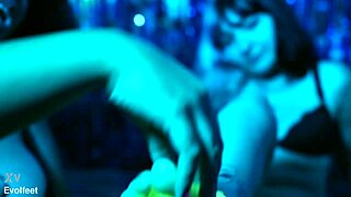 Watch Piie and Nath get messy with slime foot play? Their toes are so tempting!