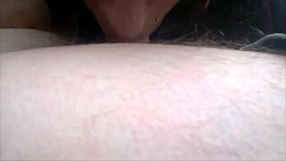 Wow, Young Slut Strips in Car for Blowjob and Massive Cum Mouthful!