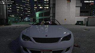 Player in GTA 5 Gets Prostitute Hooker Service. Car Scene Intensifies.
