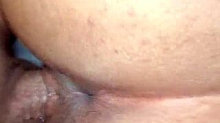 After the party, she turns on the dick.