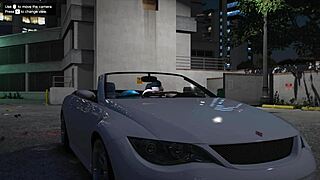 Player in GTA 5 Gets Prostitute Hooker Service. Car Scene Intensifies.