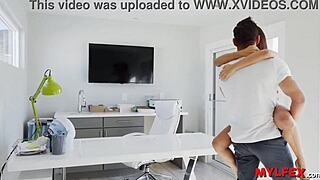 mylfex grateful assistant milf thanks the handsome utility guy with anal and doggy riding