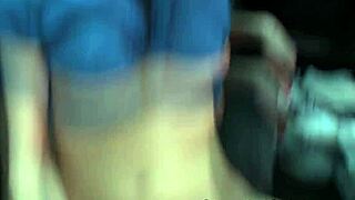 Petite hitchhiking blonde teen drilled outdoors