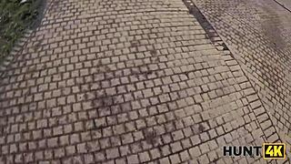 In Hunt4k, the old rich guy learns he has to earn more. Otherwise, his Czech wife will fuck strangers outdoors.