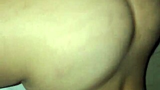 After the party, she turns on the dick.