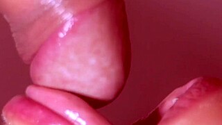 Want to see this close up blowjob with cum in mouth?