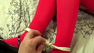 Nurse bound in hospital for foot play