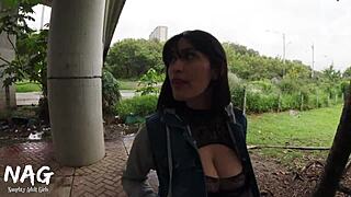 i picked up a random guy at the metro station for blowjob and doggystyle outdoors