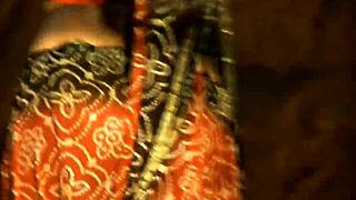 Exotic Bollywood lover performs a teasing dance.