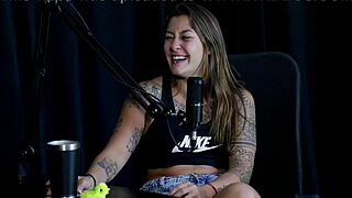 A fat milf couple engages in cuckold domination with a teen in a public outdoor game, featuring handjob and orgasm on sheer red lingerie