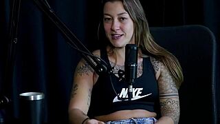 A fat milf couple engages in cuckold domination with a teen in a public outdoor game, featuring handjob and orgasm on sheer red lingerie