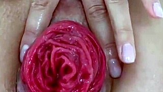 Detailed Close-Up of Juicy Anal Prolapse Destruction and Asshole Play