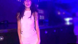 picked up student and fucked all holes in night club toilet