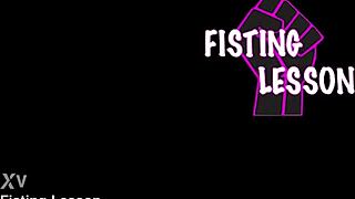 fisting lesson 33 ria sunn wrecks ass with anal fisting orgasm