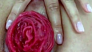 Detailed Close-Up of Juicy Anal Prolapse Destruction and Asshole Play