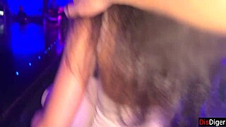 picked up student and fucked all holes in night club toilet