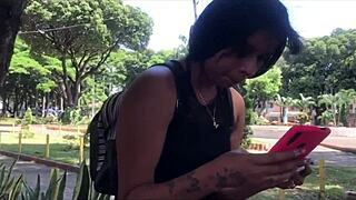 webcam job interview with venezuelan woman who undresses first