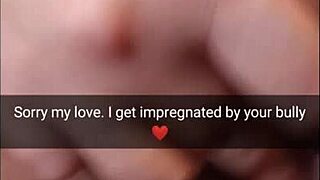 Sorry hubby, your creampie impregnates my cheating womb now