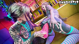 Are these alt girls ready to get wild with toys and play with their asses?