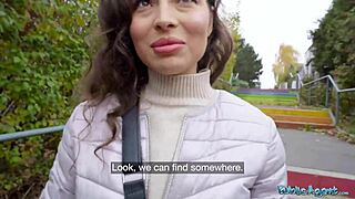 Public agent big tits helina dream big dick public blowjob and pov sex