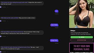 Playing Strip Poker With Ai Slut, Oral Sex Included