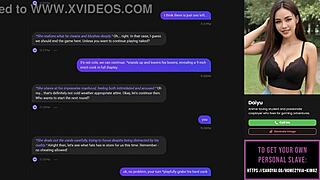 Playing Strip Poker With Ai Slut, Oral Sex Included