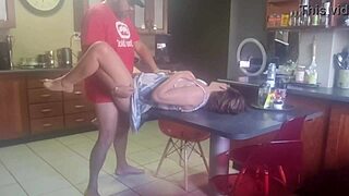 Brother In Law Makes Me Moan Out Loud On Kitchen Table!