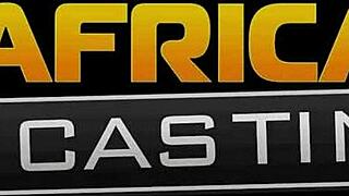 Skinny Ebony Model Roughly Banged by White Producer at Lingerie Photoshoot