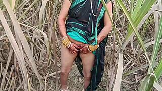 Indian Desi Village Outdoor Public Pissing