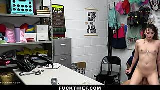 Mall Cop Makes A Deal With The Birthday Girl Thief - Fucktheif