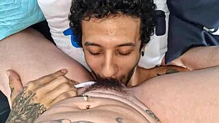 Curvy Brazilian Babe Lactates While Cumming On Huge Black Cock