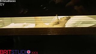 You watch your neighbour masturbating