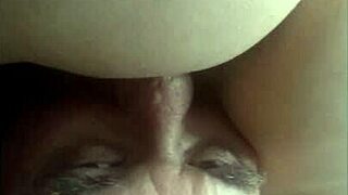 I taste her pussy from above