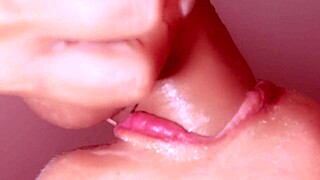 Step sister gets facial close up 😏